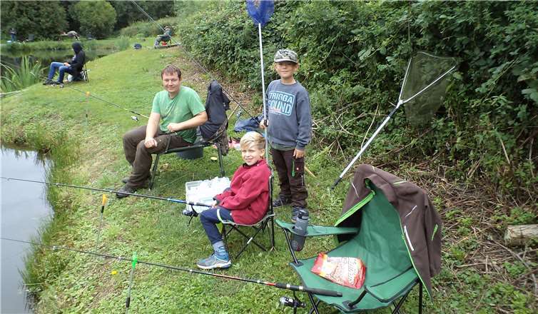 Auch die Jugend warf diesmal zusammen mit den „Großen“ die Angeln aus.Foto: privat