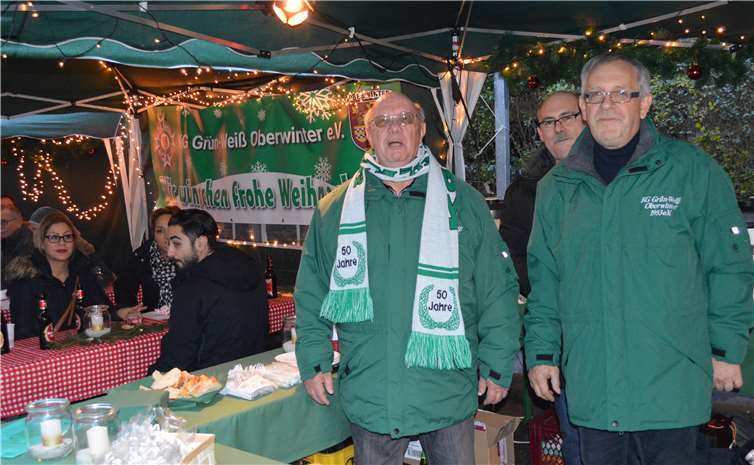 Auch die KG Grün-Weiß, wie so viele Oberwinterer Vereine, lud ein zu Speis und Trank.