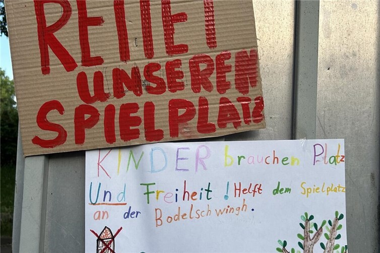 Auch die Kinder der Anwohner sind engagiert