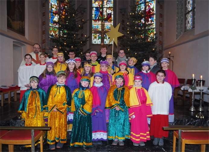 Auch die Kinder der Pfarrei Maria Geburt in Eich beteiligten sich an der SternsingeraktionFoto: privat