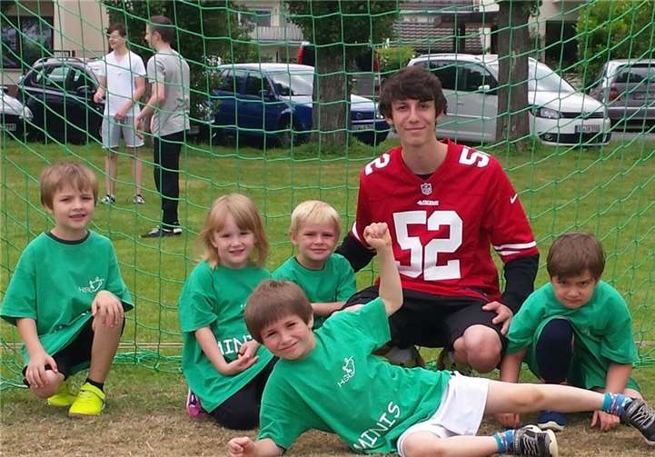 Auch die Minis nahmen am Turnier in Geislar statt.