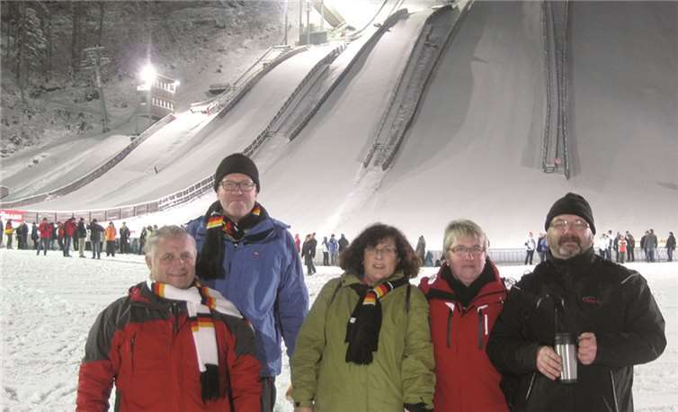 Auch die Ochtendunger sind Stammgäste beim WC in Ruhpolding!