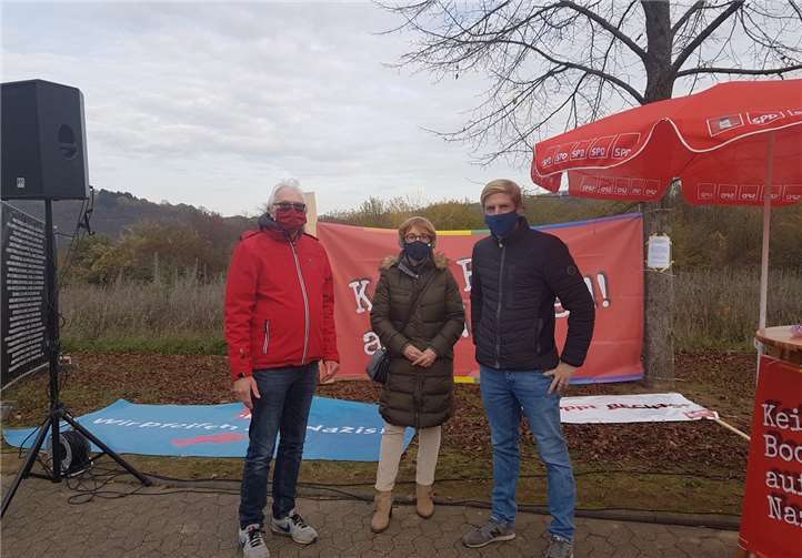 Auch die SPD Grafschaft war mit einem Stand dabei.Foto: privat