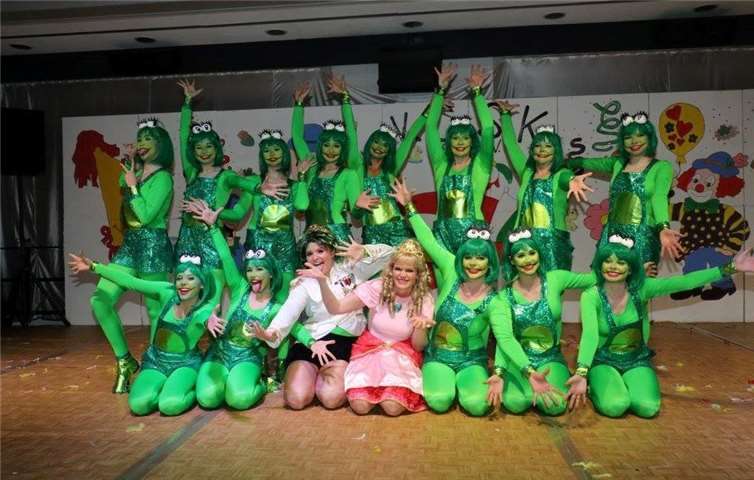 Auch die Schautanzgruppe mit ihrem „Froschtanz“ wurde Saarlandmeister.privat