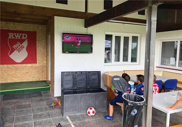 Auch die Spiele der deutschen Olympiamannschaft wurden übertragen.