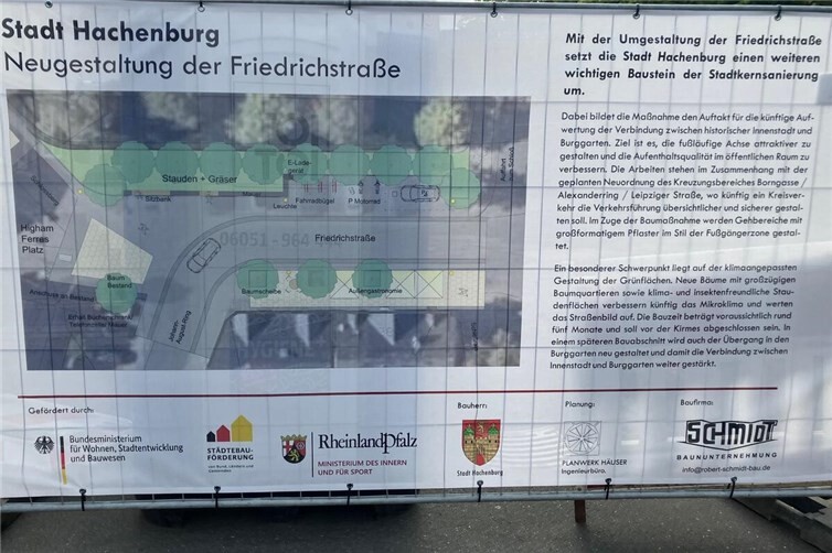 Auch die Stadt Hachenburg wird mit Finanzmitteln aus der Städtebauförderung unterstützt