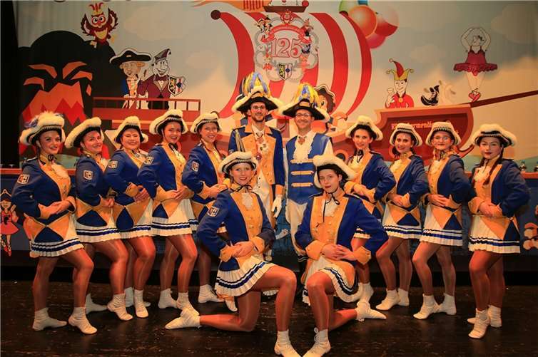 Auch die Stadtsoldaten durften bei der Jubiläumssitzung zum 125. Jubiläum der KGN nicht fehlen.