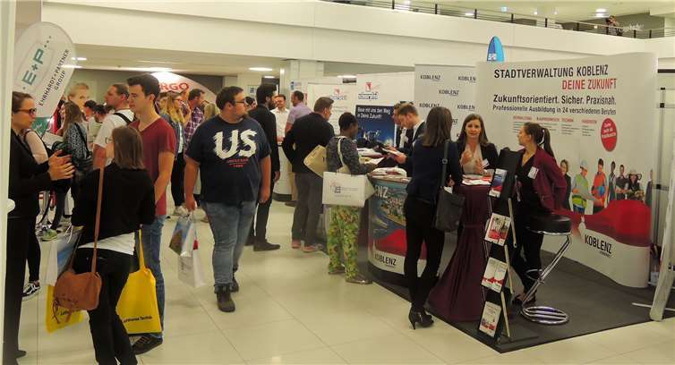 Auch die StadtverwaltungKoblenz war mit einem Stand vertreten.
