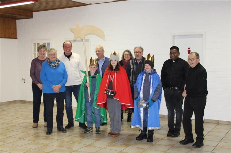 Auch die Sternsinger kamen vorbei.  Foto: privat