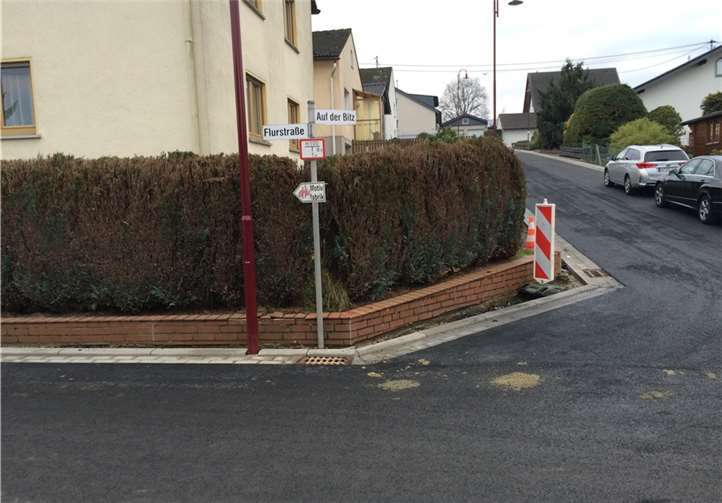 Auch die Straße Auf der Bitz steht kurz vor ihrer Vollendung.
