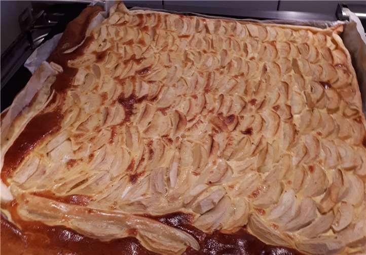 Auch die „Tarte aux Pommes“ durften die Kinder probieren. Privat