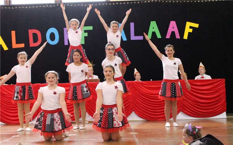 Auch die Waldorfer Majorettes wussten zu überzeugen.