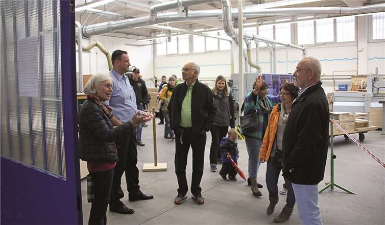 Auch die Werkbetriebe der JVA öffneten für die Besucher ihre Türen. Werkbeamte standen den Besuchern Rede und Antwort bei der Besichtigung. -STEIN-