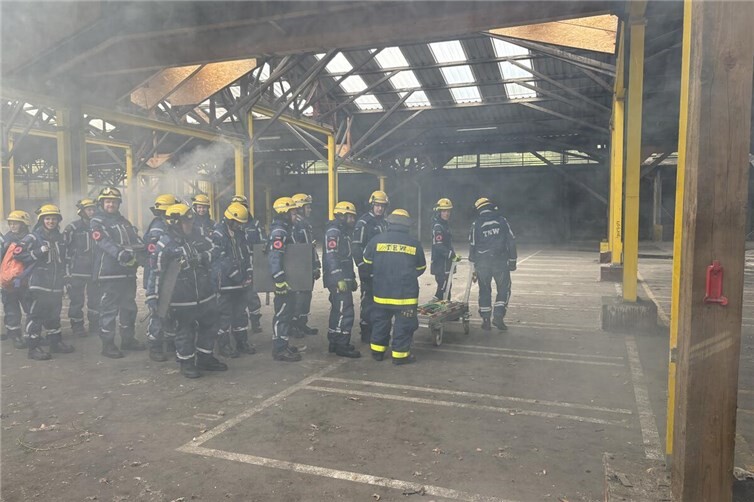 Auch die aktiven Helferinnen und Helfer waren in Aktion.