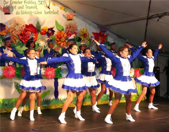 Auch die jungen Funken wussten mit einer sehenswerten Tanzdarbietung ihr Publikum zu erfreuen.