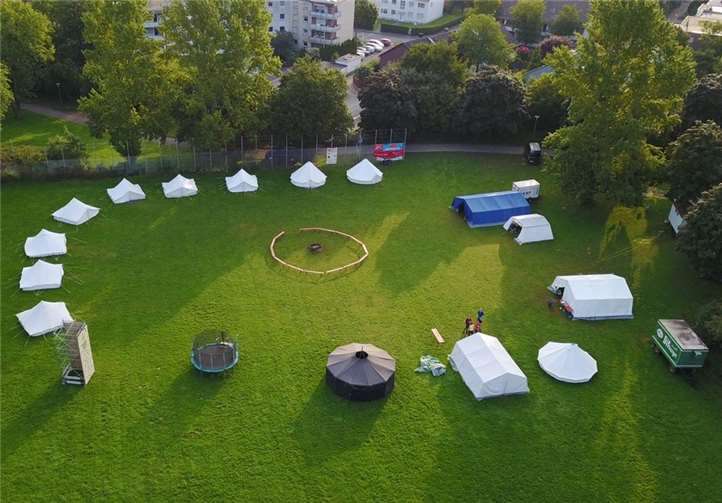 Auch diesen Sommer wird die „Zeltstadt“ von Abenteuer-Pur e.V. für zwei Wochen zum Anziehungspunkt für insgesamt 120 Kinder und Jugendliche. Foto: privat