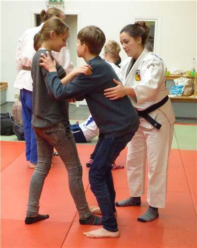 Auch ein Besuch beim Judo- und JuJutsu-Club Mendig stand auf dem Programm.privat