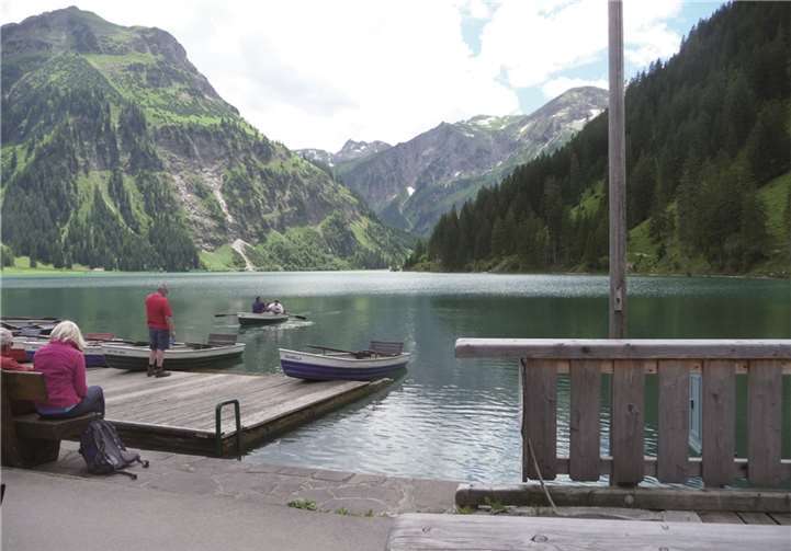 Auch ein Besuch des herrlich gelegenen Vilsalpsees im Tannheimer Tal (Österreich) stand auf dem Besuchsprogramm.privat