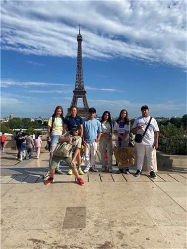 Auch ein Besuch von Paris stand auf dem Programm.