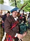Auch ein Dudelsackspieler war zu Gast. 
