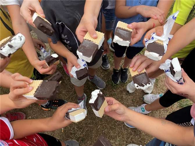 Auch ein Eis durfte nicht fehlen. Foto: VG Weißenthurm