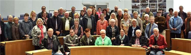 Auch ein Informationsgespräch mit Hedi Thelen stand auf dem Programm.