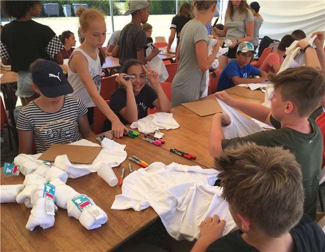 Auch ein Kreativ-Workshop gehörte zum Programm.