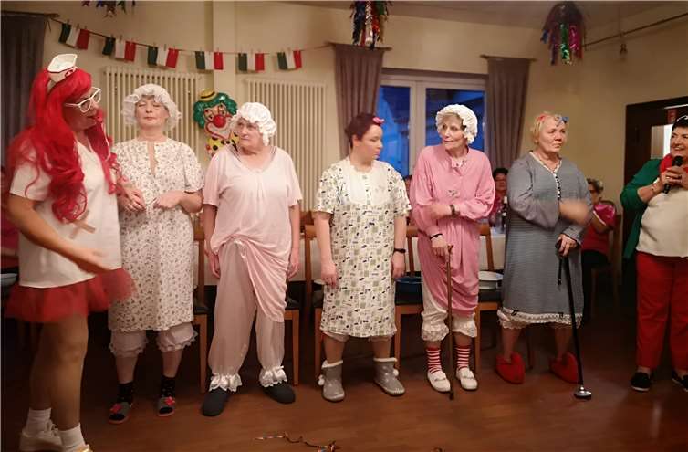 Auch ein Sketch wurde aufgeführt.