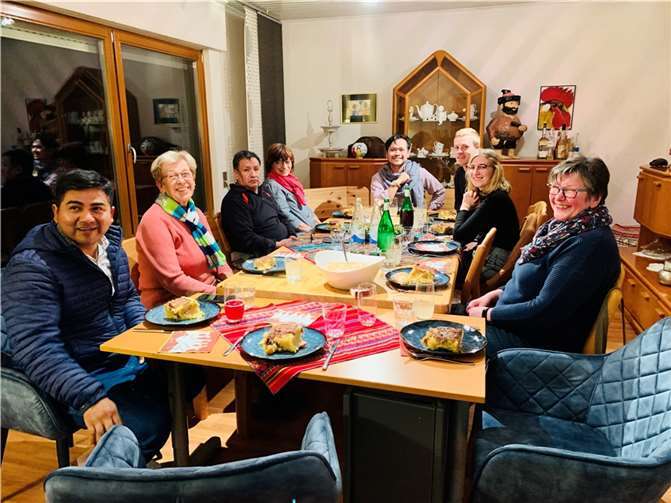 Auch ein leckeres Döppekooche-Essen durfte nicht fehlen. Quelle: Bistum Trier