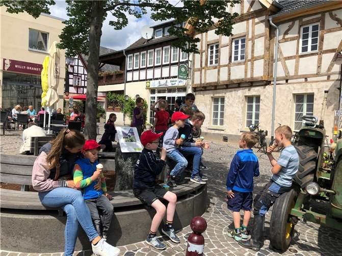 Auch ein leckeres Eis durfte nicht fehlen. Fotos: privat