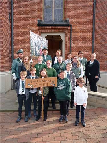 Auch eine Abordnung aus der Voreifel nutzte die Chance, in diesem Jahr wieder an den Bundesjungschützentagen teilzunehmen. Foto: privat