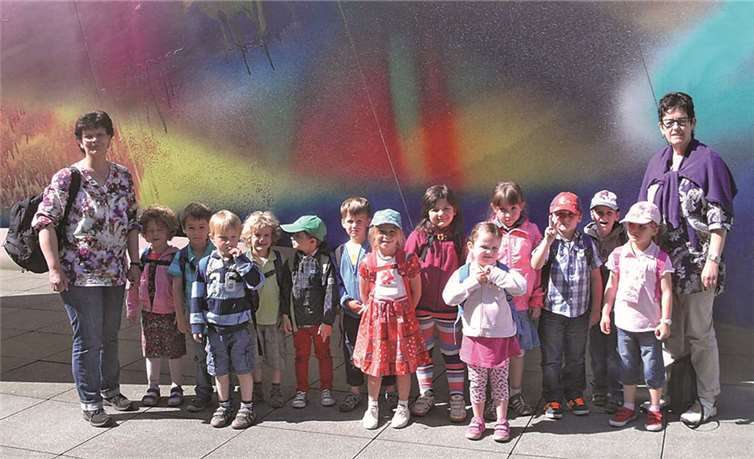 Auch eine Exkursion ins Museum gehörte zur Themenreihe. privat