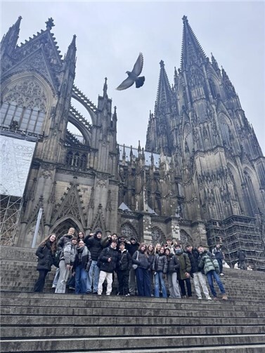 Auch eine Exkursion nach Köln stand auf dem Plan des Schüleraustauschs.