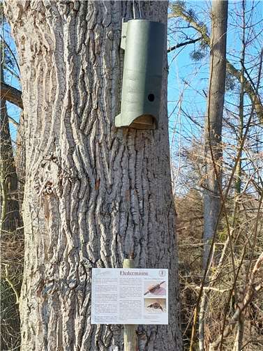 Auch eine Infotafel wurde angebracht.  Foto: privat