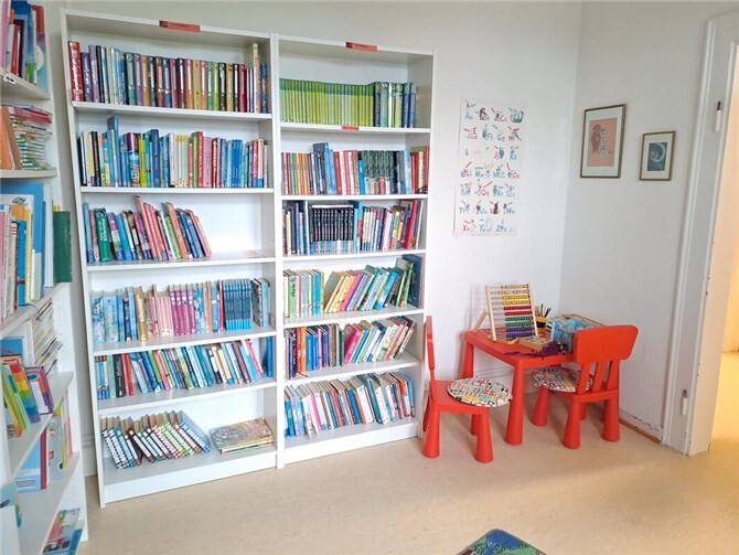 Auch eine Kinderecke gibt es.