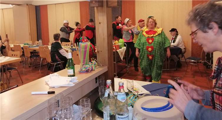 Auch eine Polonaise durfte nicht fehlen. Quelle VdK Steimel