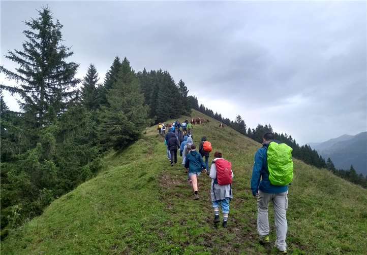 Auch eine Zweitageswanderung stand auf dem Programm.