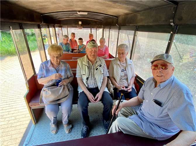 Auch eine anderthalbstündige Fahrt mit der Bimmelbahn stand auf dem Programm.