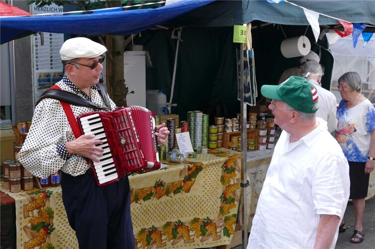 Auch französische Musik gehörte dazu.  Foto: AB