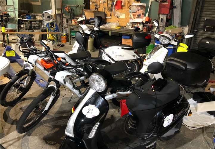 Auch für Lademöglichkeiten hatten die Gastgeber in Sinzig gesorgt.