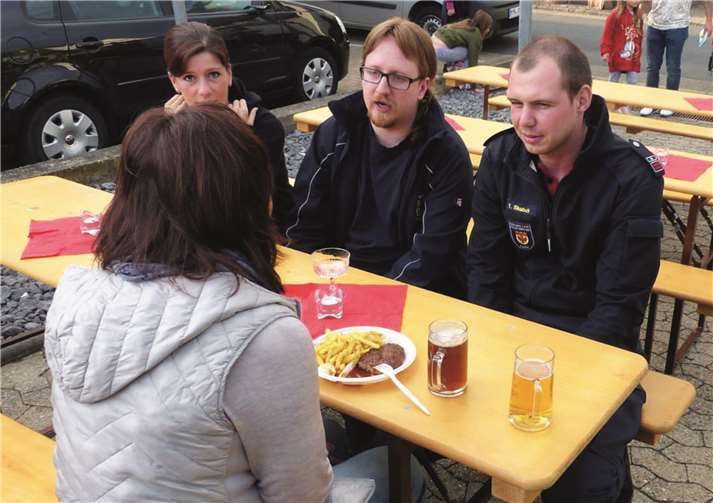 Auch für Speis´ und Trank war bestens gesorgt.