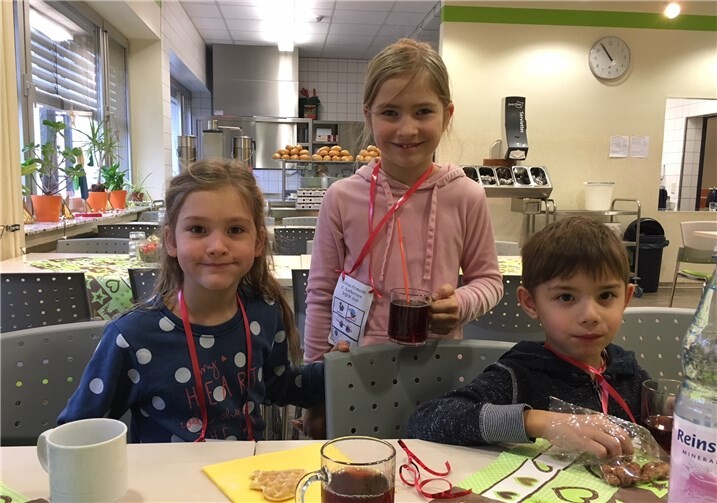 Auch für das leibliche Wohl der Grundschüler und -schülerinnen war bestens gesorgt. privat