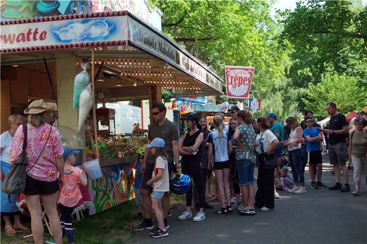 Auch für das leibliche Wohl wurde auf dem dreitägigen Open-Air-Festival gesorgt.