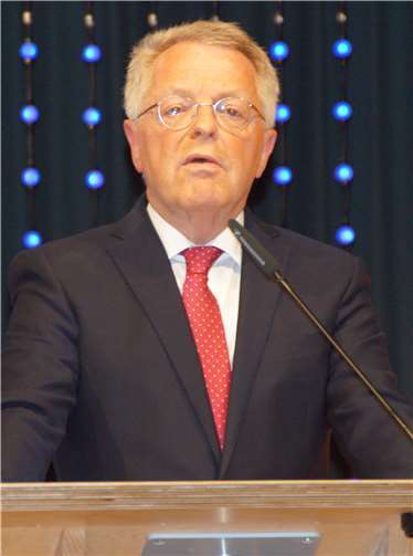 Auch für den Vorstandsvorsitzenden der Volksbank Elmar Schmitz war es wieder ein ganz besonderer Abend.