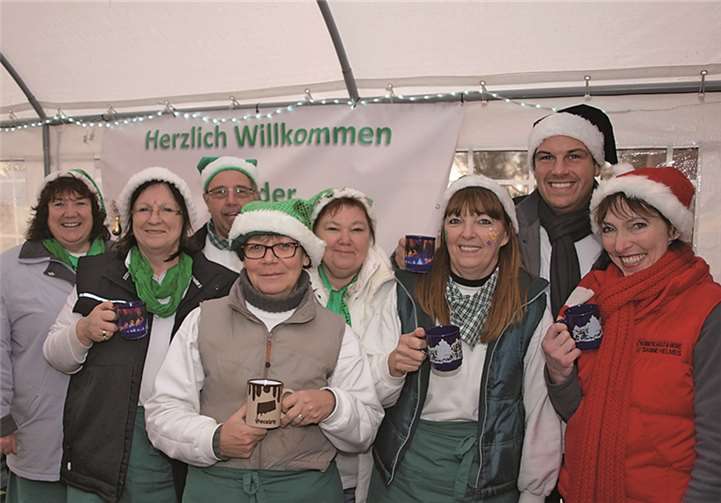 Auch für dieses Gruppenfoto hatten die Mitglieder der Kirmesgesellschaft sich noch die Zeit genommen.