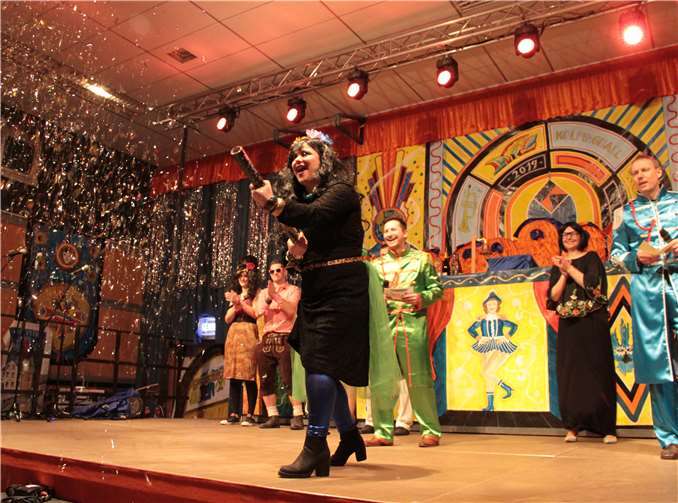 Auch für viel Konfetti war gesorgt.