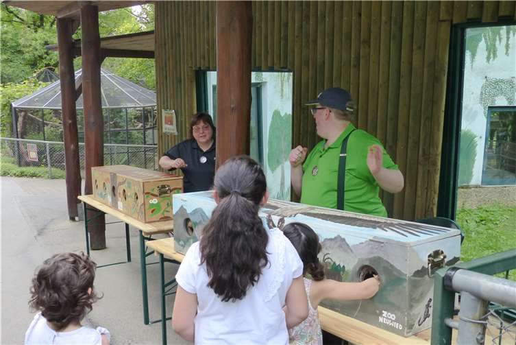 Auch im Außenbereich gab es vieles zu erkunden.