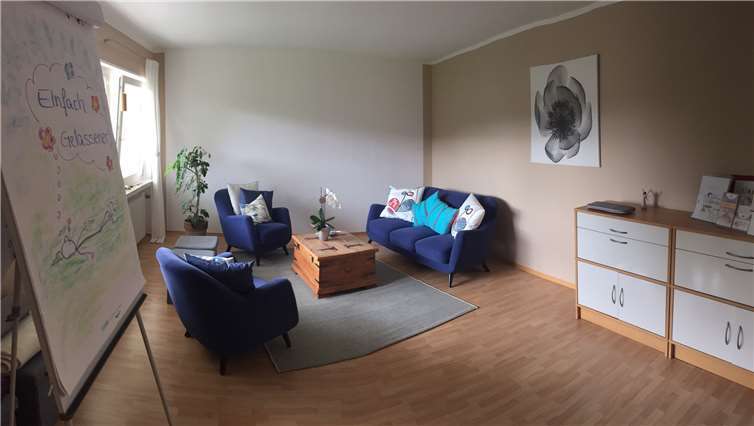 Auch im Besprechungsraum der Praxis von C. Manuela Schmickler gibt es die Möglichkeit bei einer Coaching-Sitzung neue Kraft zu schöpfen. Foto: privat