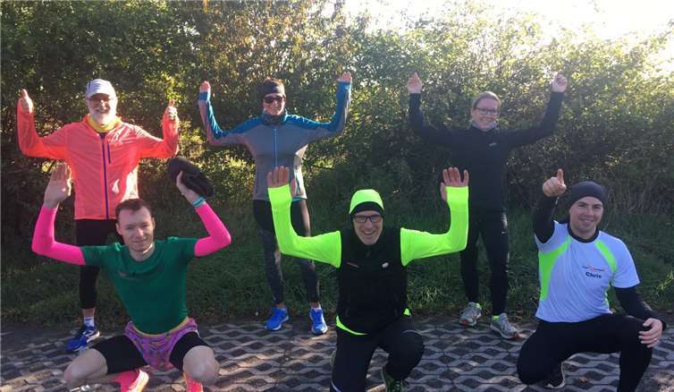 Auch im Herbst macht es noch Spaß, draußen Sport zu treiben.Foto: Privat