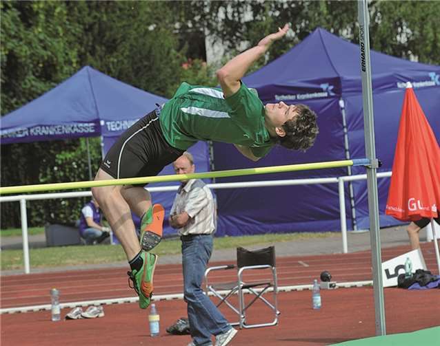 Auch im Hochsprung waren hervorragende Leistunge zu beobachten. fix